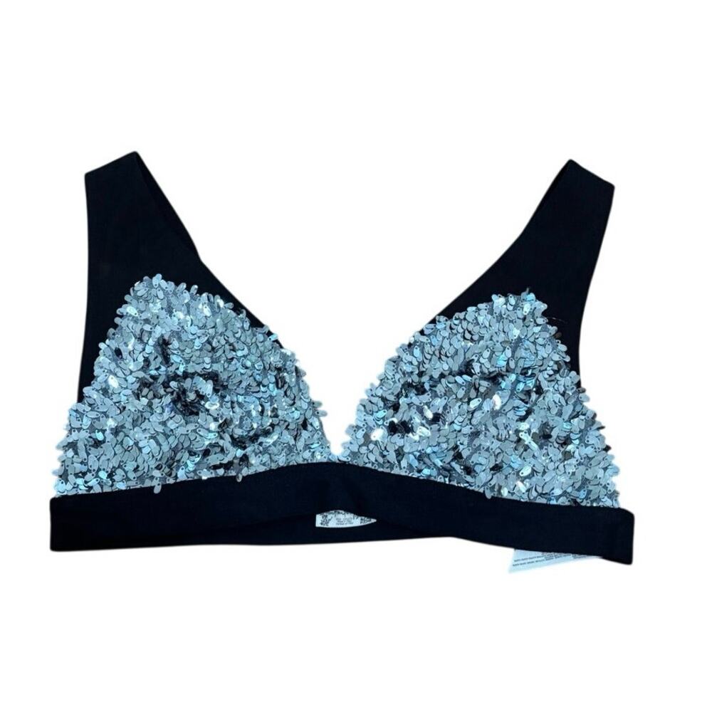 Free people intimately let it shine sequin bralette top - Picture 3 of 8